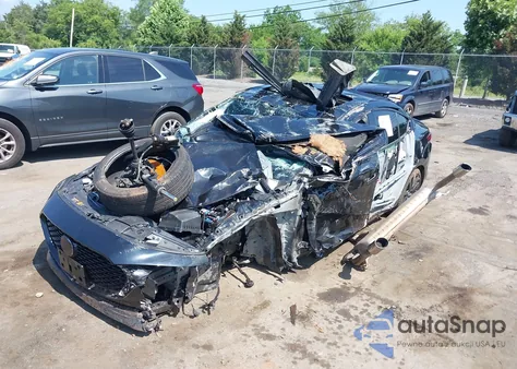 2022 Mazda Mazda3 Premium Plus z USA, uszkodzony, nr VIN JM1BPBEY0N1505231